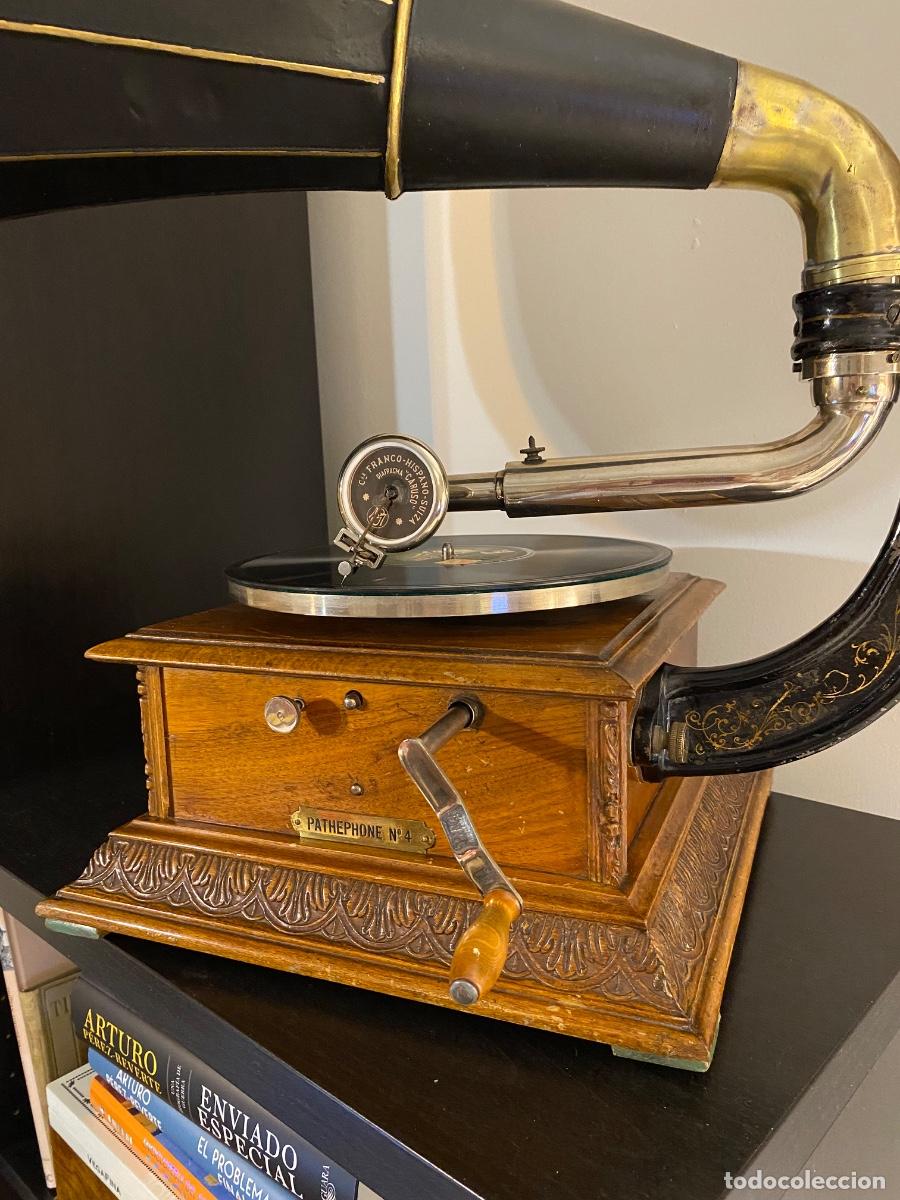 Gram&oacute;fonos y gramolas: Gram&oacute;fono &ldquo;Pathephone N.4&rdquo; - Foto 2