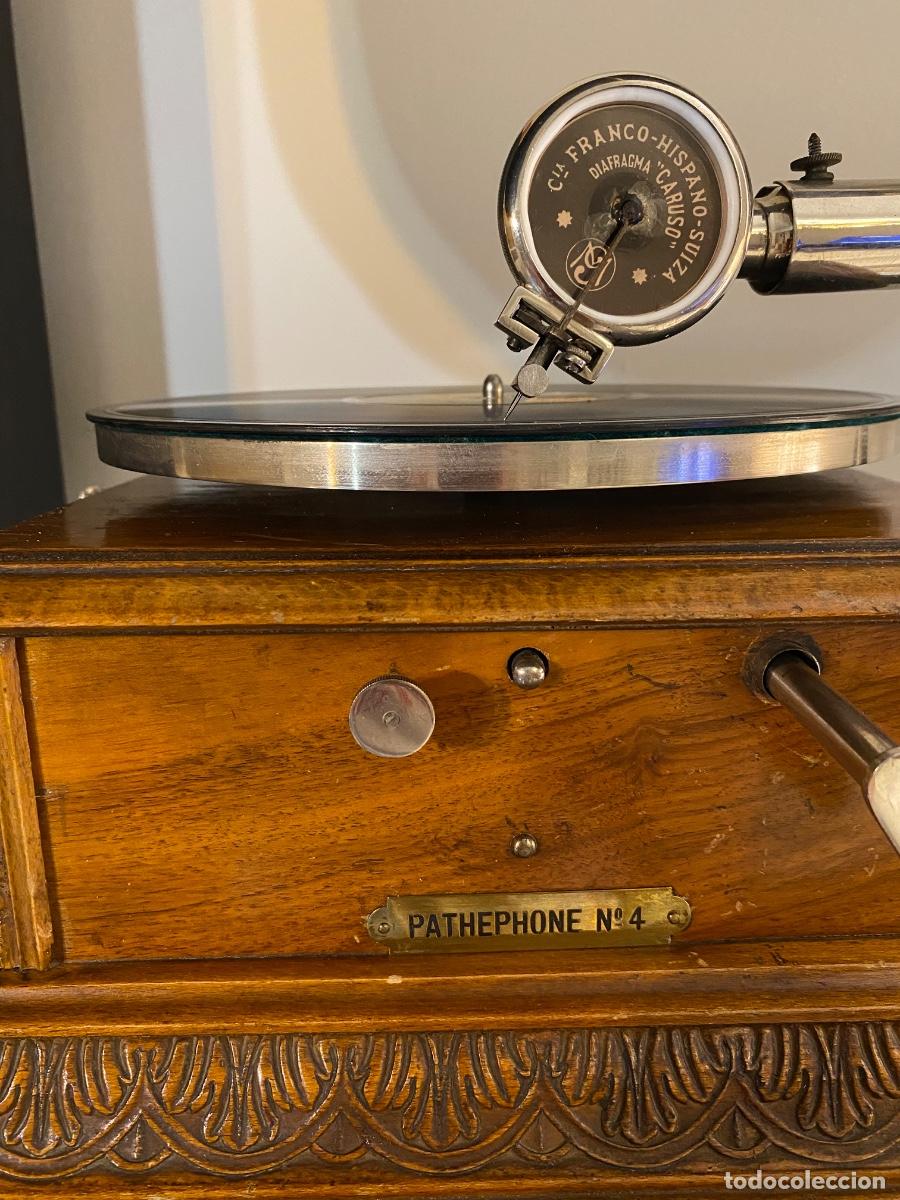 Gram&oacute;fonos y gramolas: Gram&oacute;fono &ldquo;Pathephone N.4&rdquo; - Foto 4