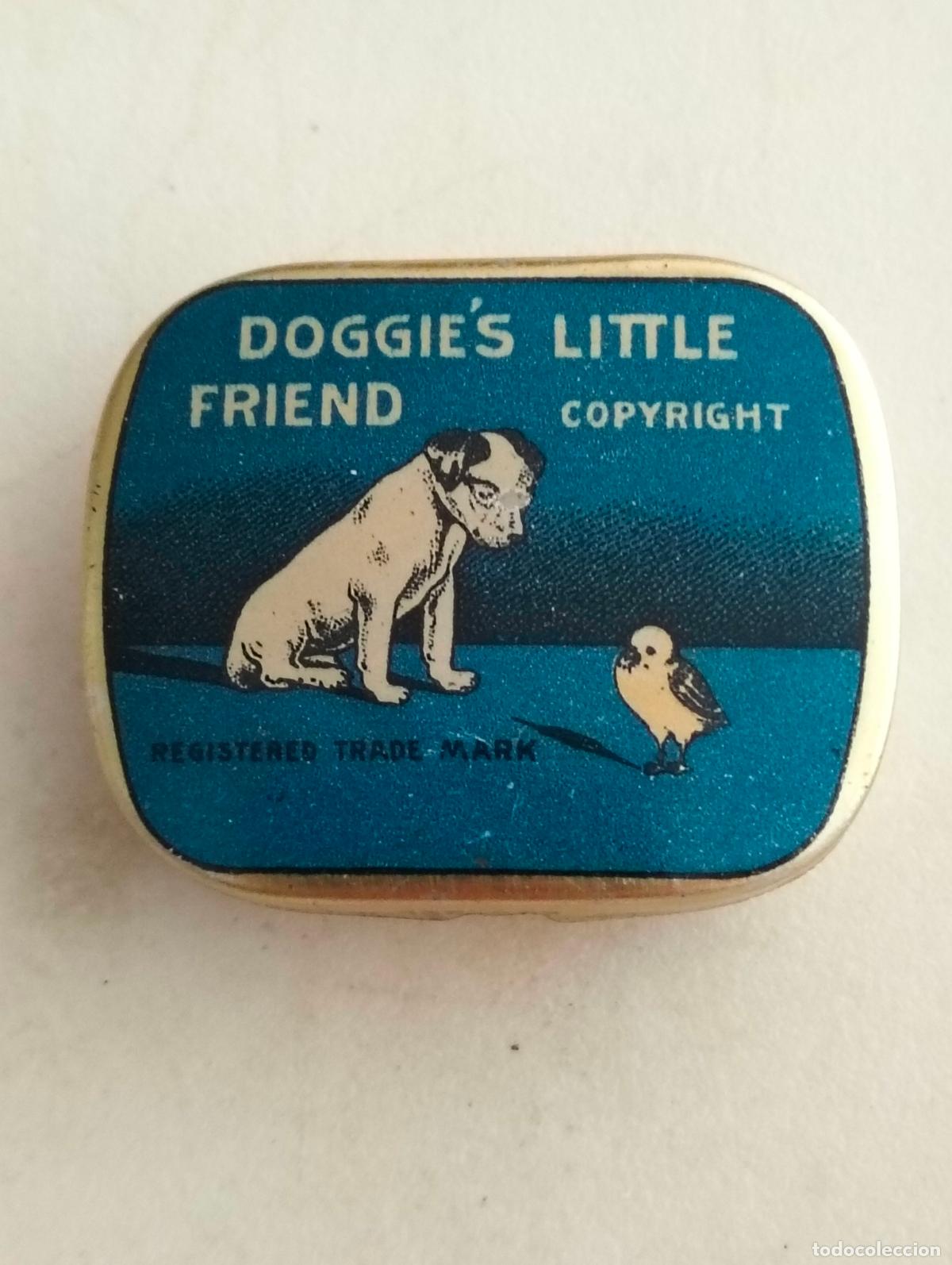 Gram&oacute;fonos y gramolas: ANTIGUA CAJA DE AGUJAS GRAMOFONO, DOGGIES LITTLE FRIEND, MADE IN GERMANY, CAJA VACIA