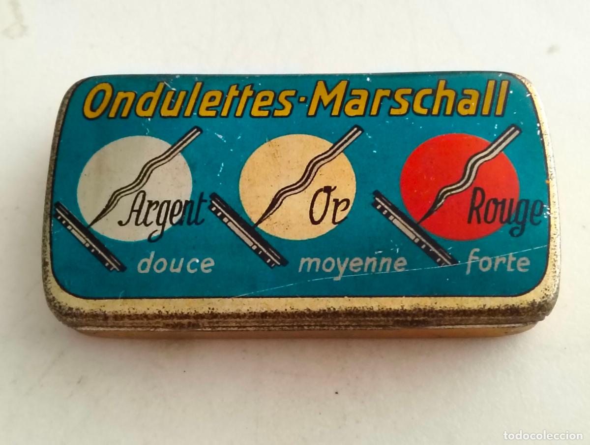 Gramophones and jukeboxes: ANTIGUA CAJA DE AGUJAS GRAMOFONO, ONDULETTES MARSCHALL, TRES CLASES, VACIA, MADE IN GERMANY