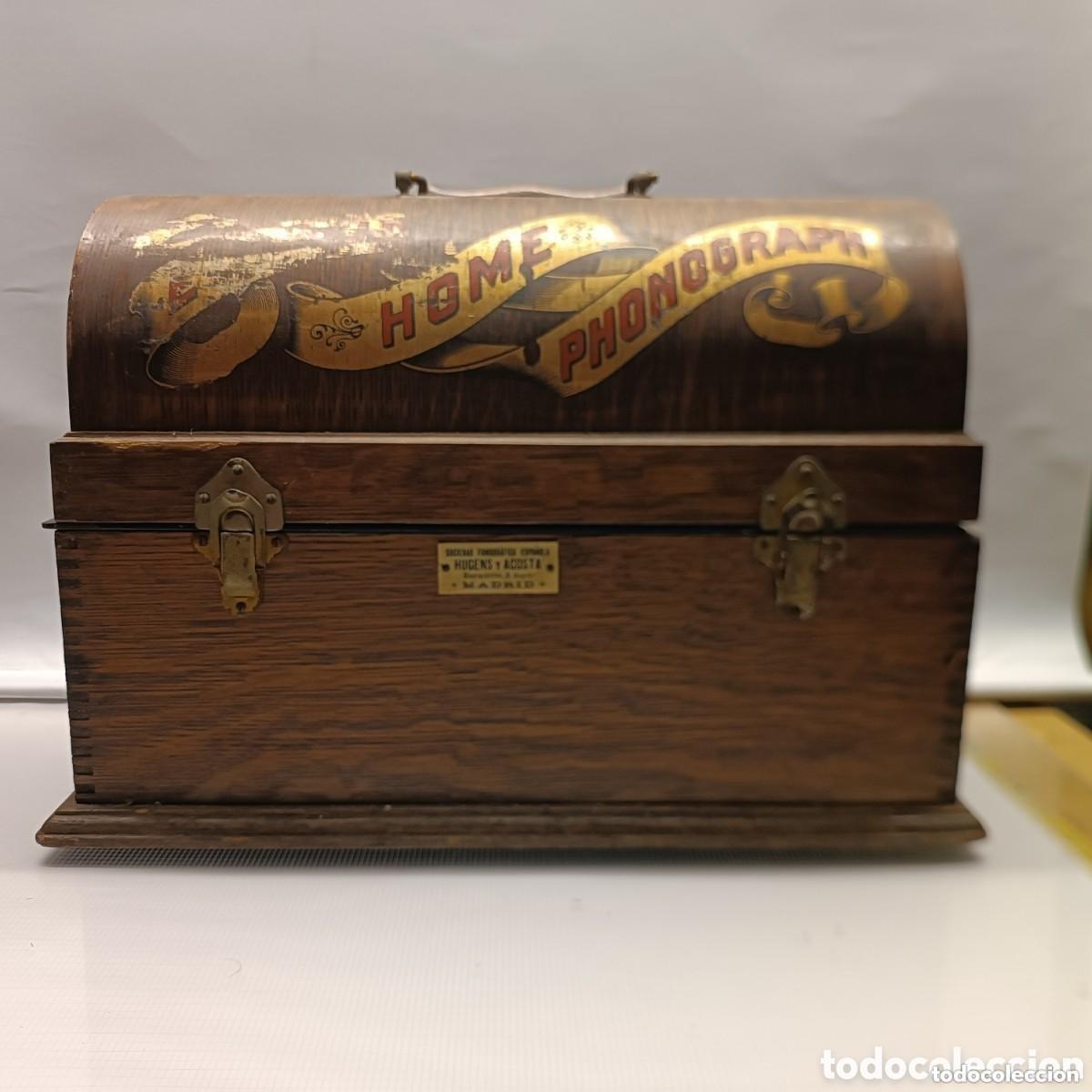 Gram&oacute;fonos y gramolas: Fon&oacute;grafo Thomas Edison , de finales del siglo XIX - Foto 1