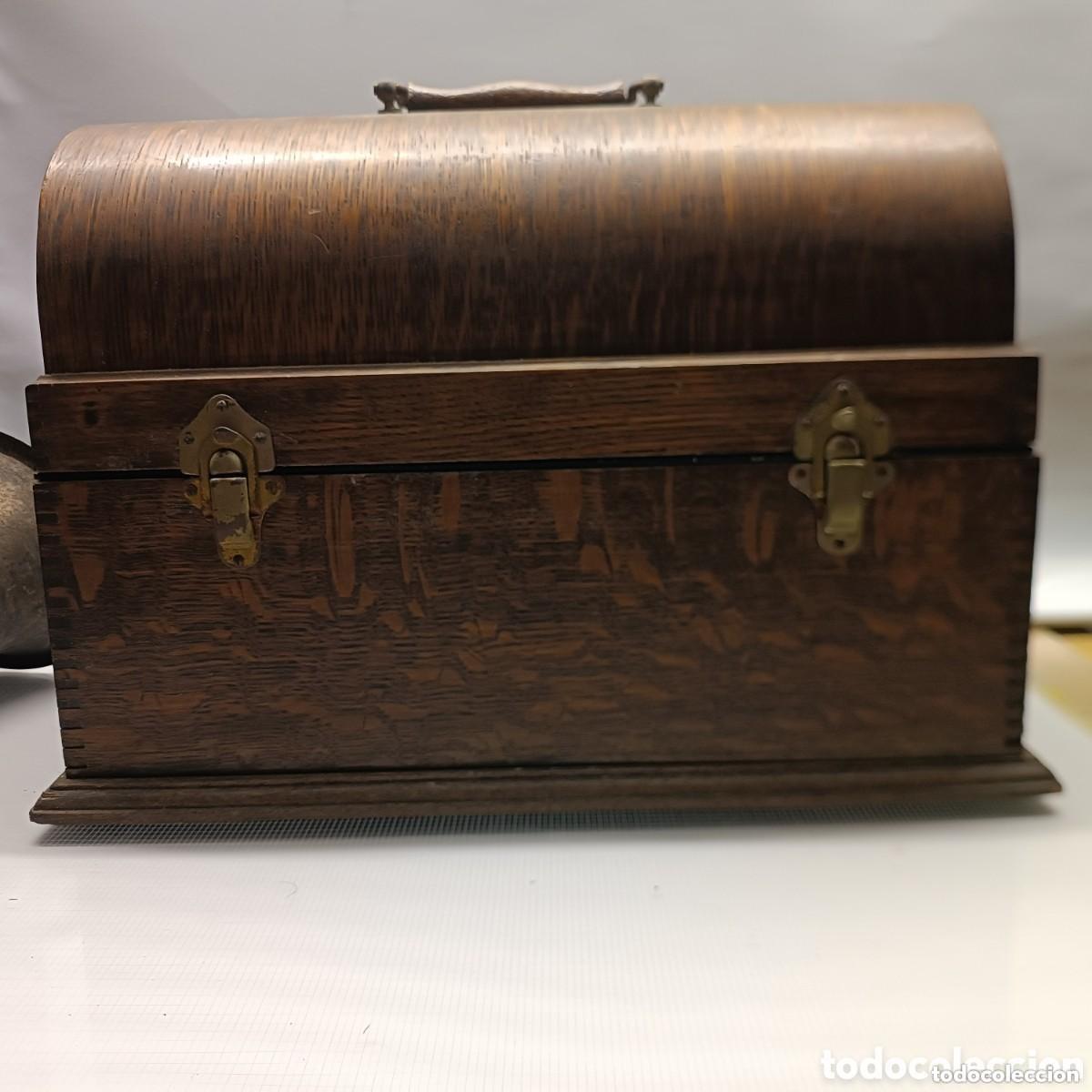Gram&oacute;fonos y gramolas: Fon&oacute;grafo Thomas Edison , de finales del siglo XIX - Foto 6