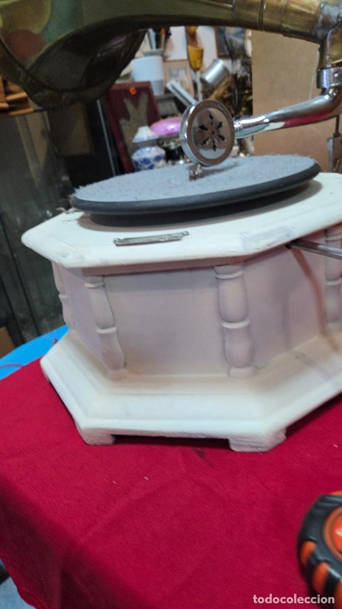 Gram&oacute;fonos y gramolas: gramola replica funcionando - Foto 11