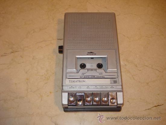 Radios antiguas: CASSETTE RECORDER DE CURSO DE IDIOMAS TEMATRON - Foto 1