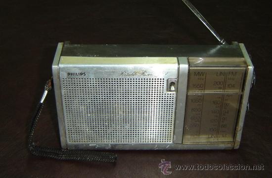 Radios antiguas: TRANSISTOR ANTIGUO PHILIPS medidas 19*4*11 - Foto 2
