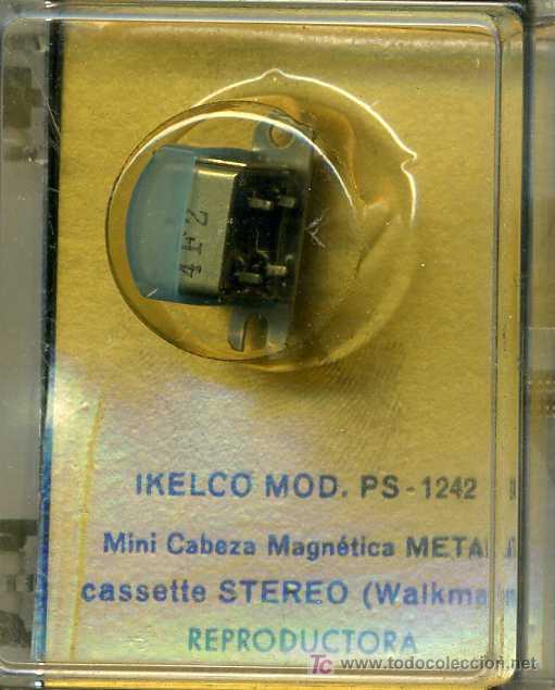 Radios antiguas: CABEZA PARA CASSETTE. MARCA IKELCO  PS-242 - Foto 1