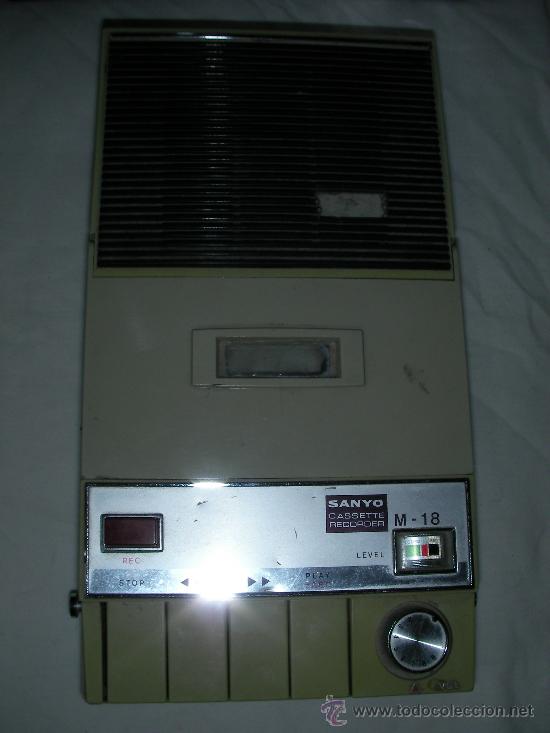 Radios antiguas: SANYO CASSETTE RECORDER - Foto 1