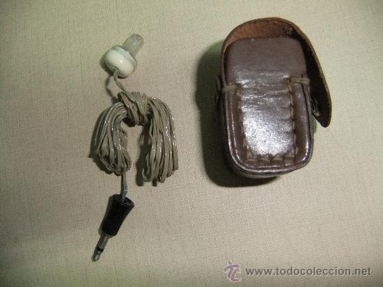 Radios antiguas: auricular de radio con su funda - Foto 3