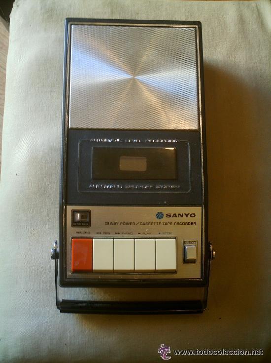 CASSETTE RECORDER SANYO MODELO M- 787A 125- 220V FUNCIONANDO (Radios, Gramófonos, Grabadoras y Otros - Transistores, Pick-ups y Otros)