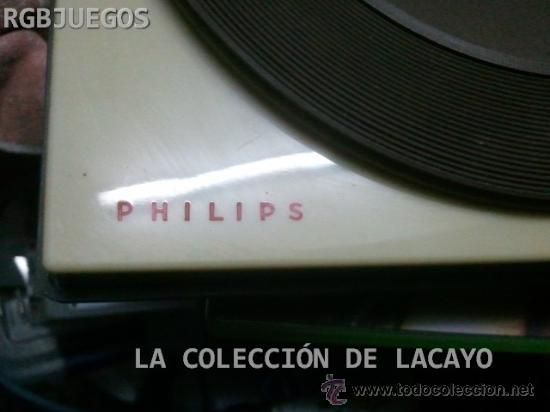 Radios antiguas: TOCADISCOS PHILIPS PORTATIL FUNCIONANDO - Foto 2
