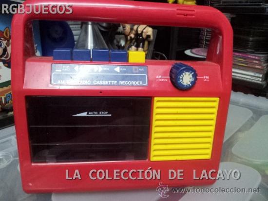Radios antiguas: RADIO CASSETTE A LUZ Y PILAS - Foto 1