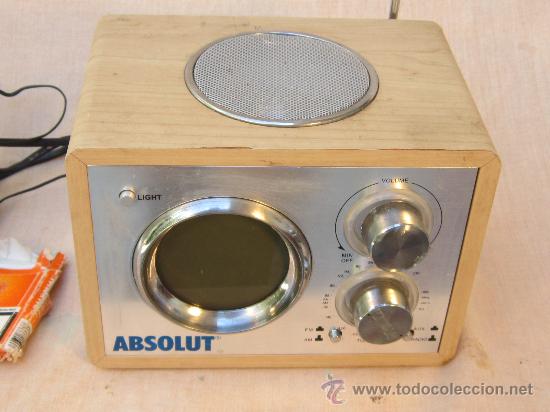 Radios antiguas: RADIO TANSISTOR DE PROPAGANDA ABSOLUT - Foto 2