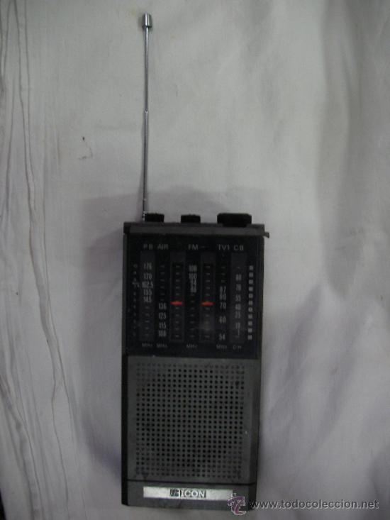 Radios antiguas: ANTIGUA RADIO TRANSISTOR ICON - Foto 1