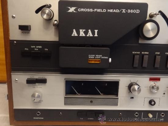 Radios antiguas: MAGNETOFONO CINTA ABIERTA AKAI X-360D - Foto 8