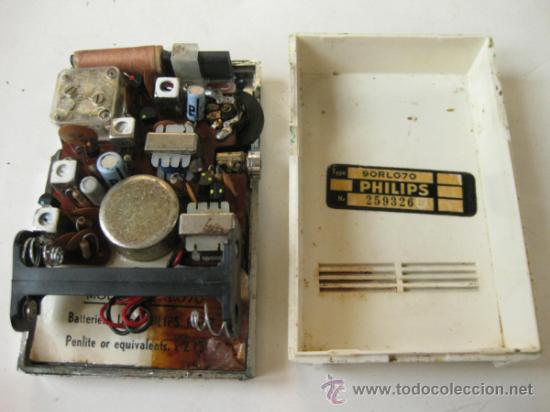Radios antiguas: RADIO TRANSISTOR PHILIPS 90RL070 - Foto 4