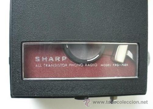 Radios antiguas: Radio tocadiscos Miniatura Sharp FXG-702A....sanna - Foto 3
