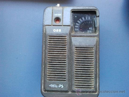 Radios antiguas: radio transistor antiguo philips - Foto 1