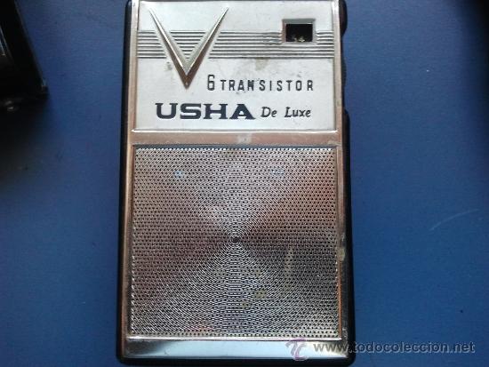 Radios antiguas: radio transistor antigua usha - Foto 1