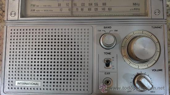 Radios antiguas: RADIO INTERNATIONAL NF 128 CON CABLE DE RED - Foto 2