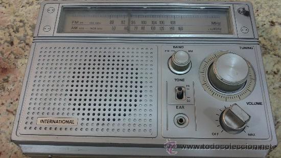 Radios antiguas: RADIO INTERNATIONAL NF 128 CON CABLE DE RED - Foto 1