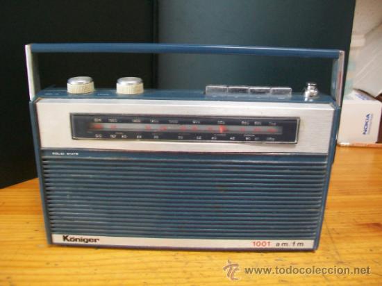 Radios antiguas: Radio Transistor K&Ouml;NIGER. - Foto 1