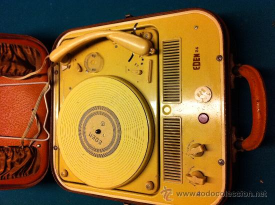 Radios antiguas: TOCADISCOS MALETA ORIGINAL  ORIGINAL - Foto 3