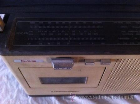 Radios antiguas: RADIO CASETTE RADIOLA - Foto 2