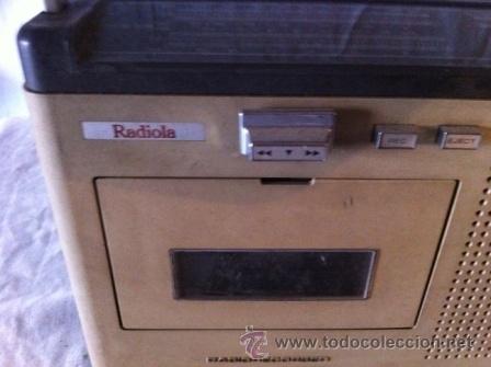 Radios antiguas: RADIO CASETTE RADIOLA - Foto 3