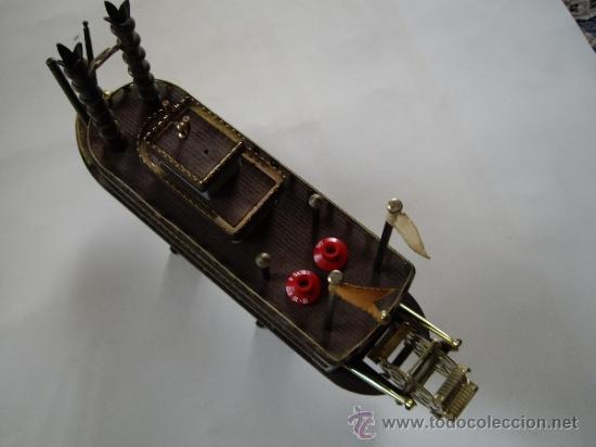 Radios antiguas: RADIO CON FORMA DE BARCO FUNCIONANDO - Foto 4