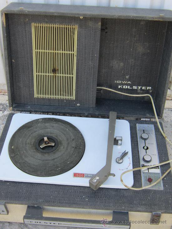 Radios antiguas: TOCADISCOS IOWA KOLSTER 1600 - Foto 3