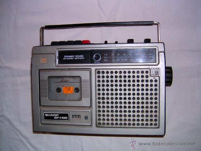 Radios antiguas: RADIO CASETE SHARP GF-1700 - Foto 2