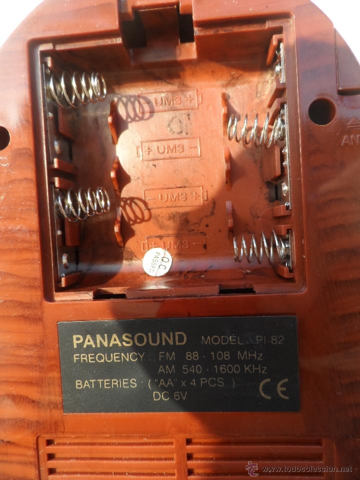 Radios antiguas: radio panasound model pi82 pilas - Foto 4