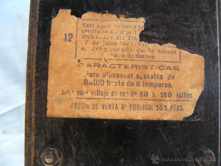 Radios antiguas: ANTIGUO ELEVADOR DE RADIO VOLT&Iacute;METRO DCA - Foto 4