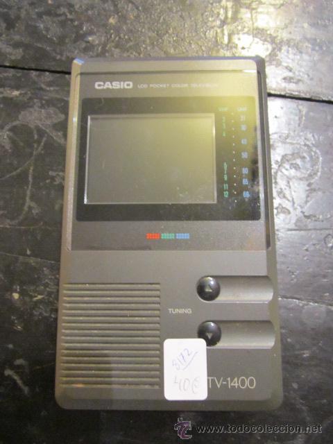 Radios antiguas: Radio transistor Casio LLD Pocket TV-1400. Medida: 8,5 x 15 x 3 cms. fondo. - Foto 1 - 40907871