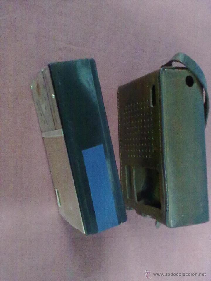 Radios antiguas: RADIO TRANSISTOR USHA DE LUXE ST-7 FUNCIONANDO FUNDA DE CUERO - Foto 2
