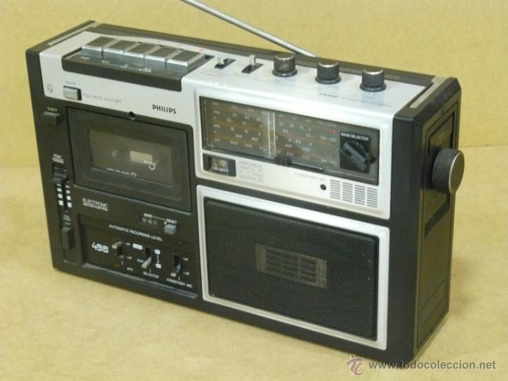 Radio cassette philips 498, bandas fm, am, sw. - Sold through Direct Sale -  47316941