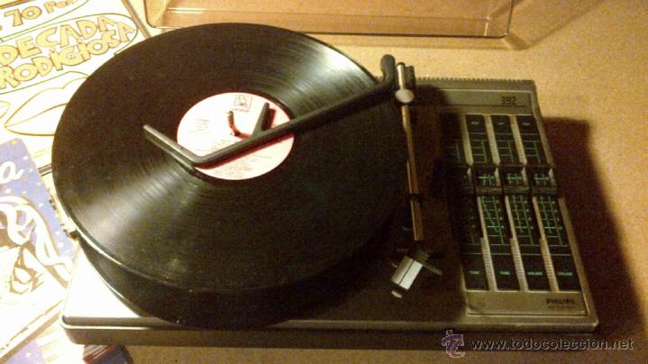 Radios antiguas: PICU TOCADISCOS A&Ntilde;OS 70 PHILIPS 392 STEREO - Foto 8