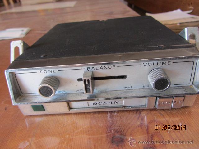 Radios antiguas: Auto Stereo A Cassette Ocean Mod.808d japon&eacute;s - Foto 2