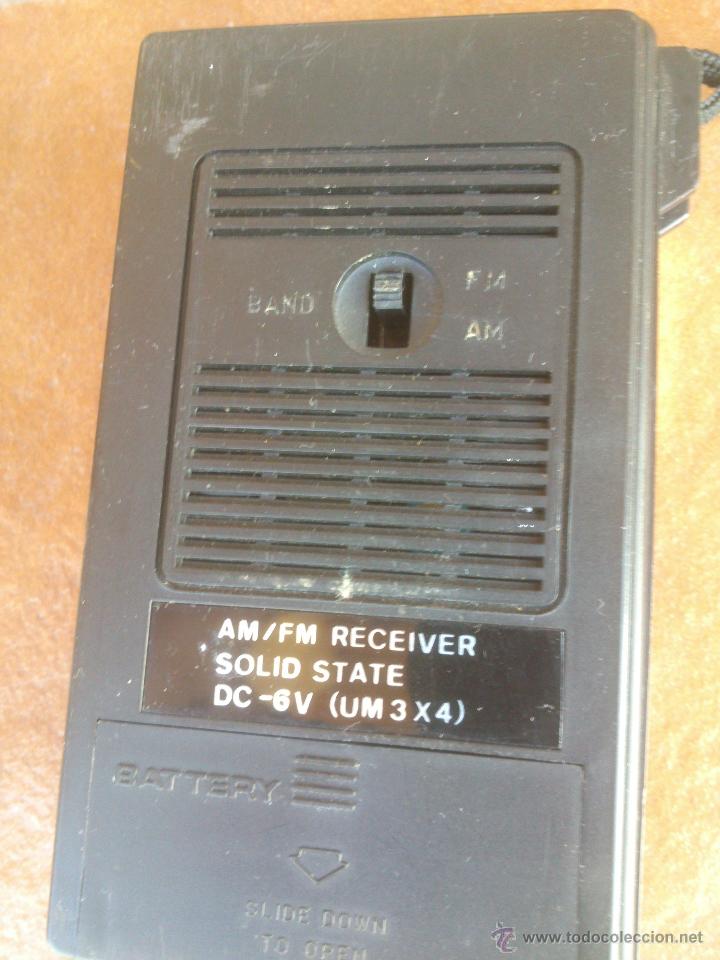 Radios antiguas: ANTIGUO RADIO TRANSISTOR PANAVOX .PORTABLE .FUNCIONA. - Foto 2
