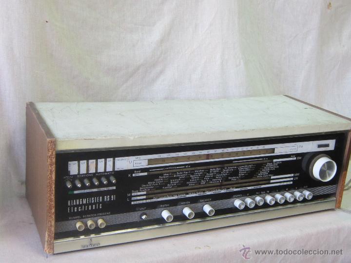 Radios antiguas: RADIO SIEMENS KLANGMEISTER ELECTRONIC RS91 - Foto 1