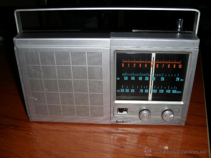 Radios antiguas: RADIO INTER E-158 E 158 FUNCIONANDO - Foto 3