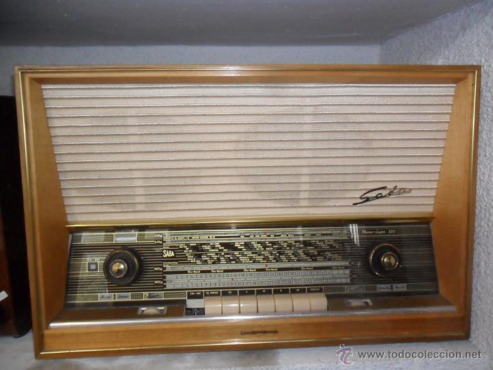Radios antiguas: RADIO - TOCADISCOS A&Ntilde;OS 50 - 60 DE LA CASA SABA - Foto 5