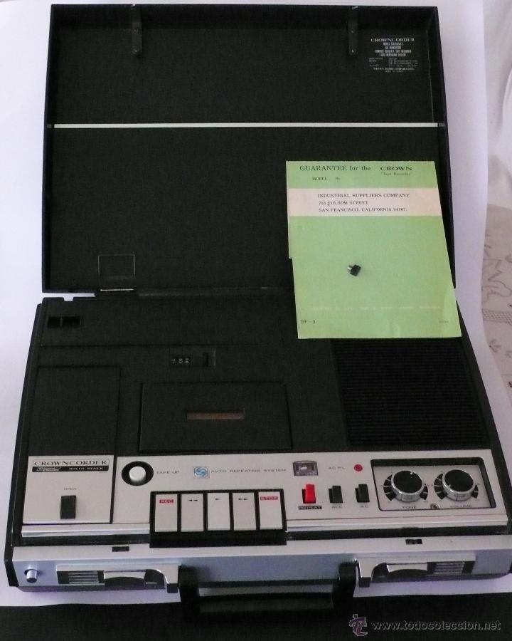 Radios antiguas: CROWNCORDER SPY CTR-9650 S - Foto 4