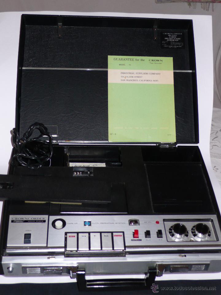 Radios antiguas: CROWNCORDER SPY CTR-9650 S - Foto 5