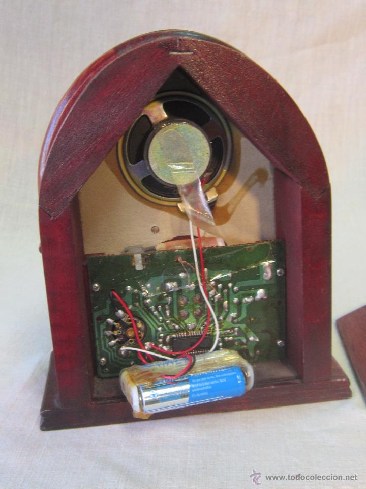 Radios antiguas: RADIO TRANSISTOR DE MADERA - Foto 3