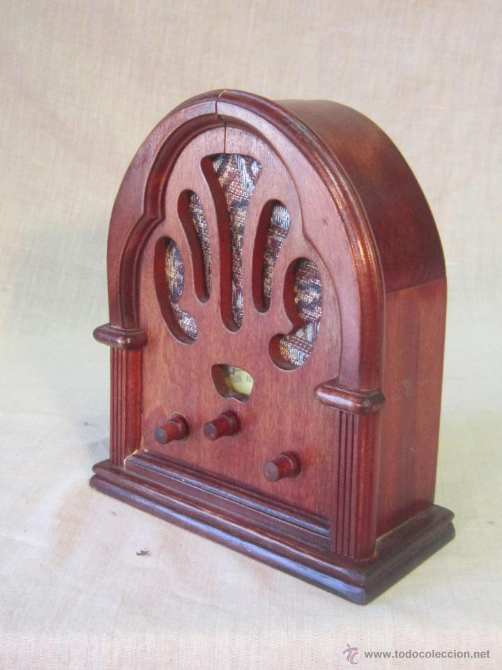 Radios antiguas: RADIO TRANSISTOR DE MADERA - Foto 5