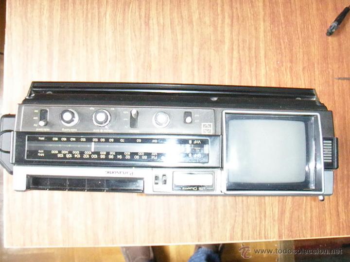 Radios antiguas: RADIO CASSETTE CON TV PANASONIC FUNCIONANDO - Foto 8