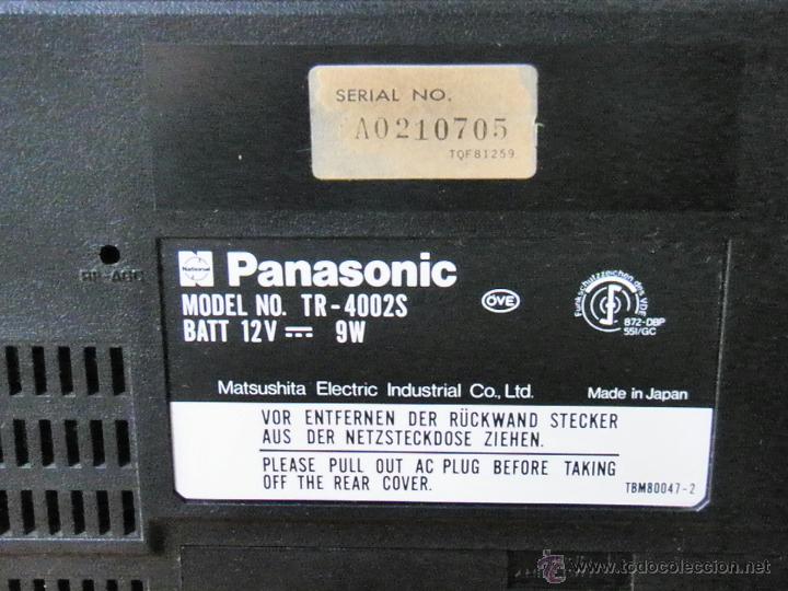 Radios antiguas: RADIO CASSETTE CON TV PANASONIC FUNCIONANDO - Foto 9