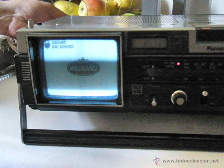Radios antiguas: RADIO CASSETTE CON TV PANASONIC FUNCIONANDO - Foto 12