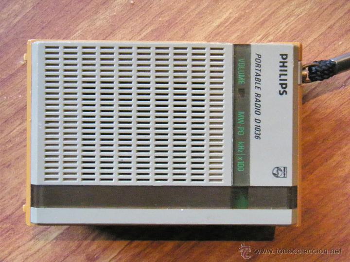 Radios antiguas: TRANSISTOR PHILIPS EN MUY BUEN ESTADO FUNCIONANDO - Foto 3